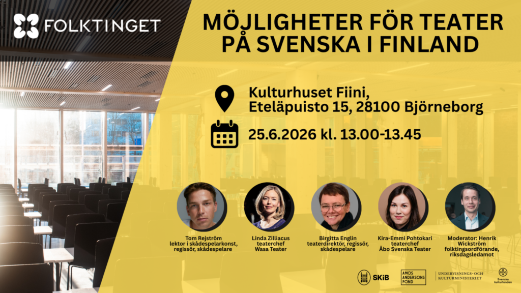 Möjligheter för teater på svenska i Finland